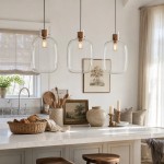 Dravon Minimalist Amber Glass Bottle Pendant Light