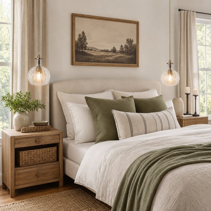 Billie Modern Ribbed Glass Carafe Pendant Light