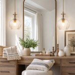 Billie Modern Ribbed Glass Carafe Pendant Light