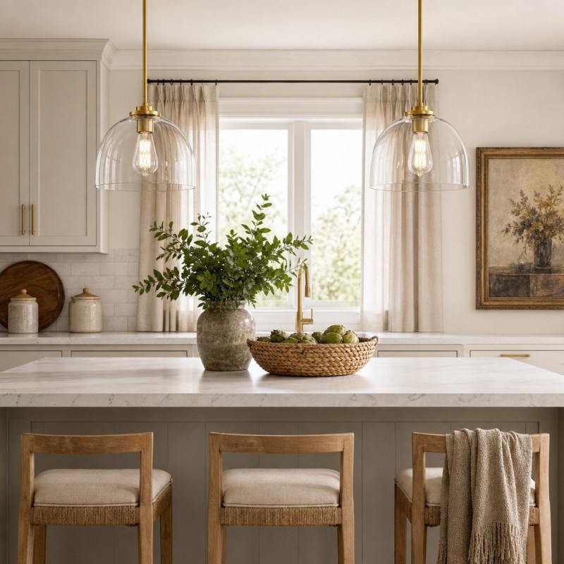 Vale Modern Glass Pendant Light