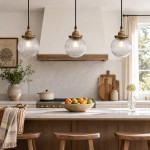 Meliora Rustic Ribbed Glass Globe Pendant Light