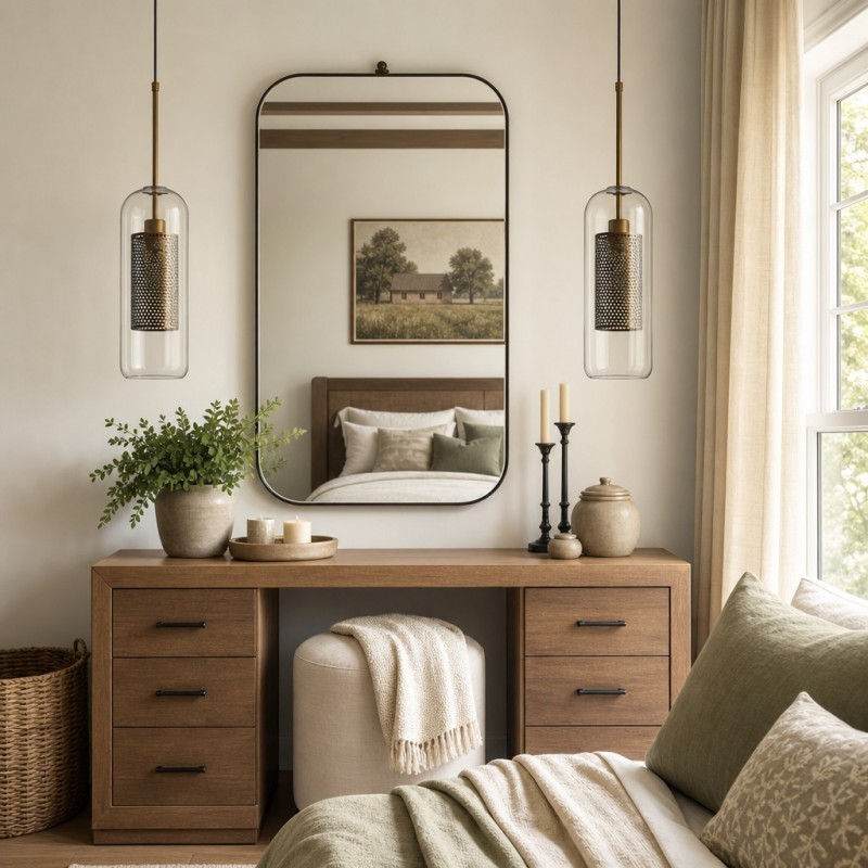 Linc Contemporary Globe Clear Glass Metal Pendant Light
