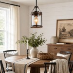 Brilliante Industrial Retro Rust Cylinder Seeded Glass Pendant Light