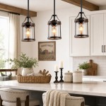 Brilliante Industrial Retro Rust Cylinder Seeded Glass Pendant Light
