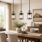 Brilliante Industrial Retro Rust Cylinder Seeded Glass Pendant Light