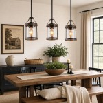 Brilliante Industrial Retro Rust Cylinder Seeded Glass Pendant Light