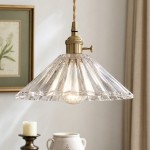 Liora Modern Petal Iron Fabric Pendant Light