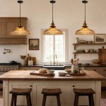 Aevia Vintage Transparent Striped Glass Pendant Light