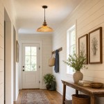Aevia Vintage Transparent Striped Glass Pendant Light