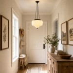 Draxor White Milk Glass Pumpkin Pendant Light