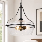 Baya Natural Three-Color Opal Glass Cluster Pendant Light