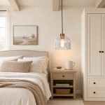 Kian Modern Seedy Glass Pendant Light