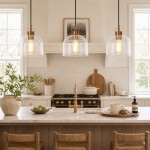 Kian Modern Seedy Glass Pendant Light