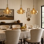 Mynorix Transparent Bowl Shaped Glass Pendant Light