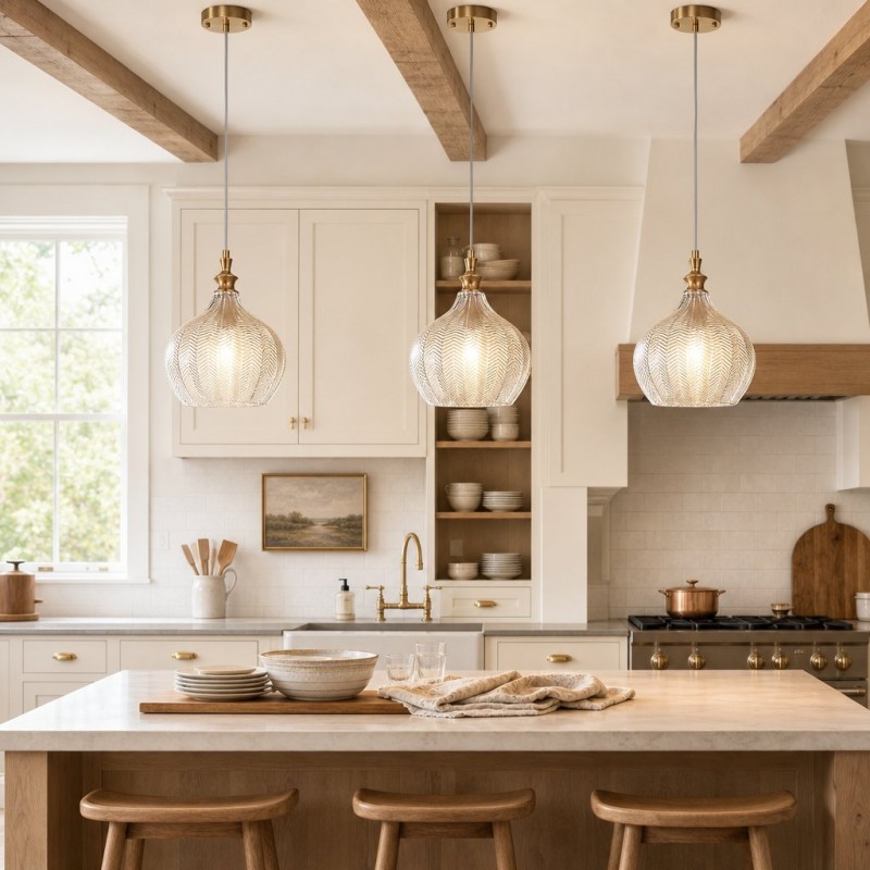 Nyxara Mid-Century Mini Glass Pendant light