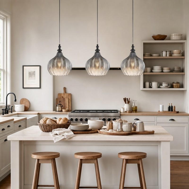 Nyxara Mid-Century Mini Glass Pendant light