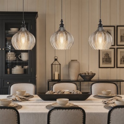 Nyxara Mid-Century Mini Glass Pendant light