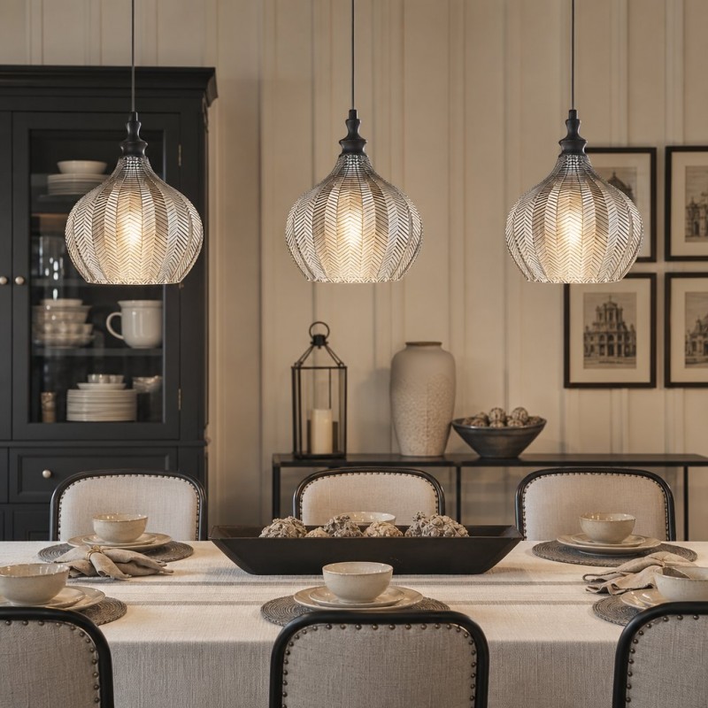 Nyxara Mid-Century Mini Glass Pendant light