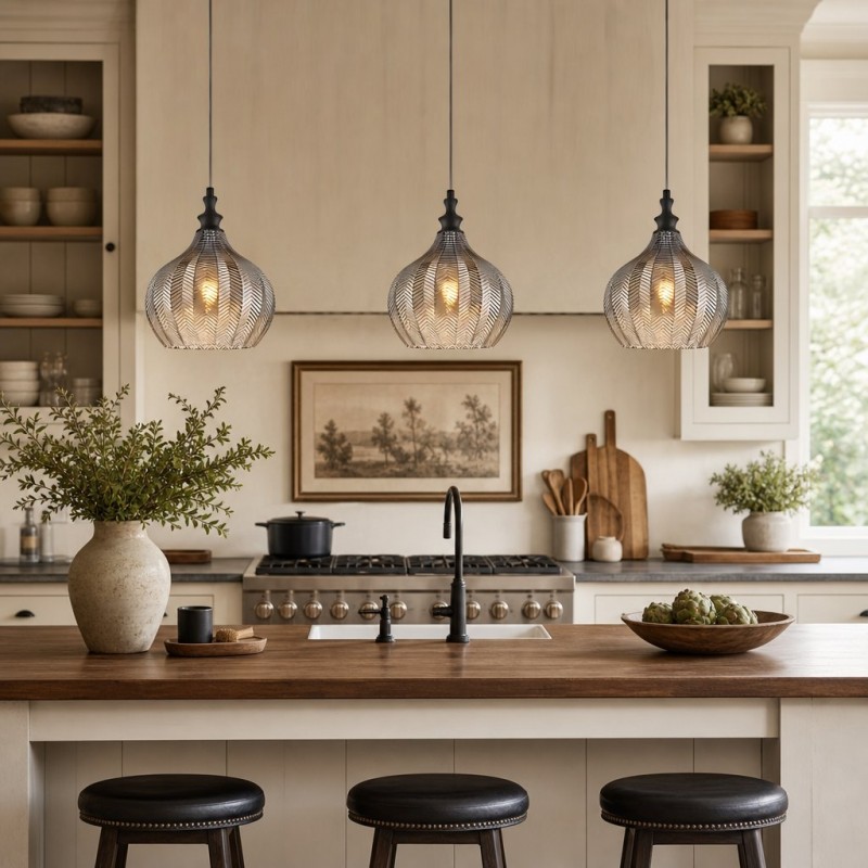 Nyxara Mid-Century Mini Glass Pendant light