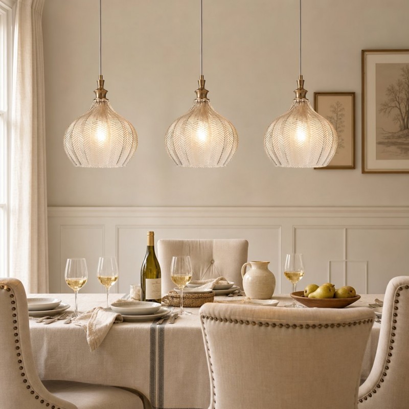 Nyxara Mid-Century Mini Glass Pendant light