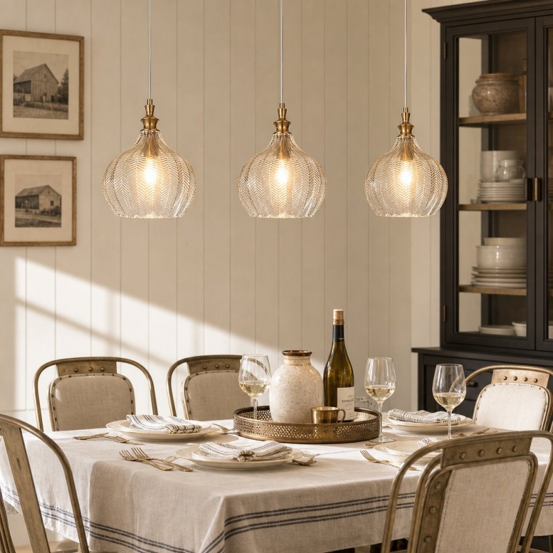 Nyxara Mid-Century Mini Glass Pendant light