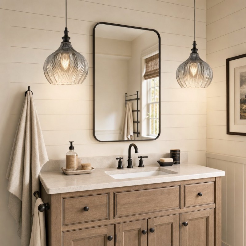 Nyxara Mid-Century Mini Glass Pendant light