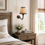 Nyxel Vintage Fabric Small Wall Sconce