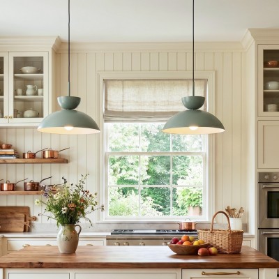 Glythorix Nordic Simple Metal Color H Type Pendant Light