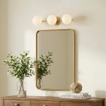 Philo Nordic 3-light Glass Globes Wall Light