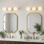 Philo Nordic 3-light Glass Globes Wall Light