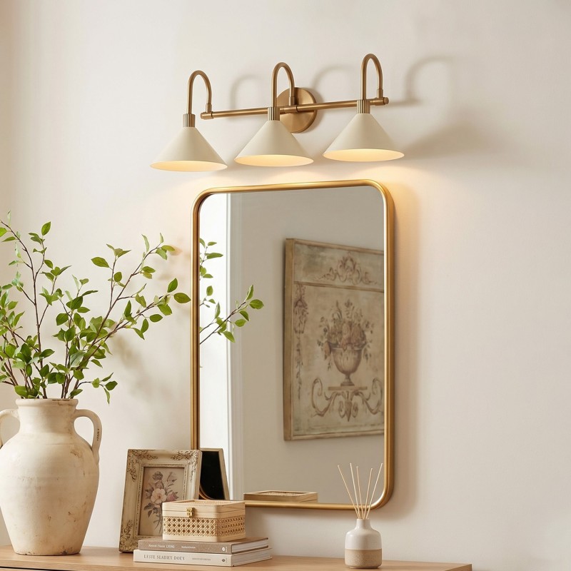 Chavis Rustic Metal Sand Cone Wall Light