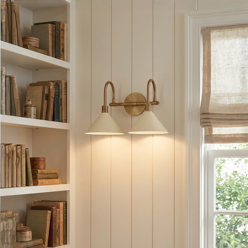 Chavis Rustic Metal Sand Cone Wall Light