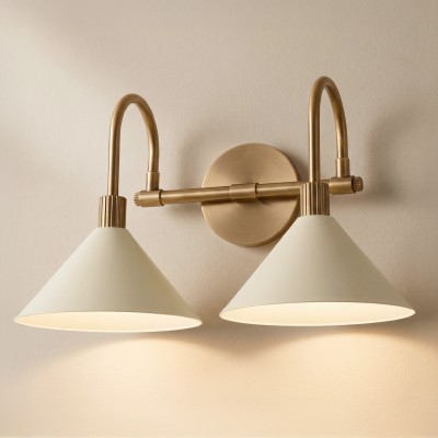 Chavis Rustic Metal Sand Cone Wall Light