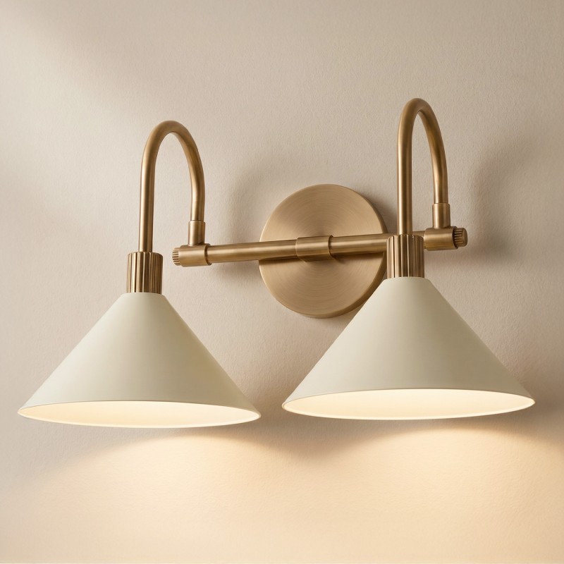 Chavis Rustic Metal Sand Cone Wall Light
