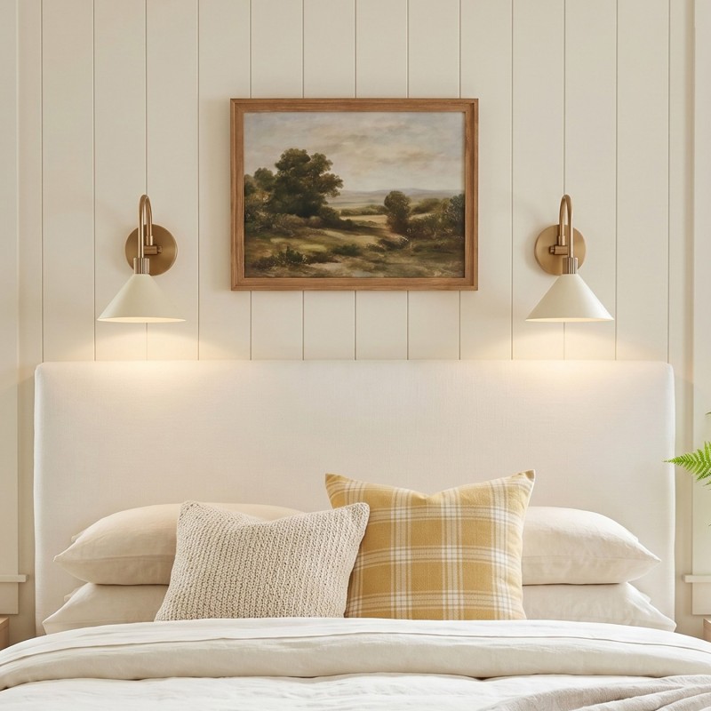 Chavis Rustic Metal Sand Cone Wall Light