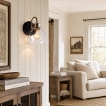 Brant Modern Hammered Glass Dome Vanity Wall Light