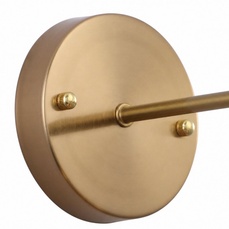 Bastian Adjustable Industrial Brass Wall Sconce