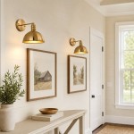 Bastian Adjustable Industrial Brass Wall Sconce