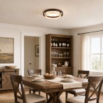 Jayce Organic Wood & Travertine Layered Round Ceiling Light
