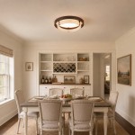 Jayce Organic Wood & Travertine Layered Round Ceiling Light