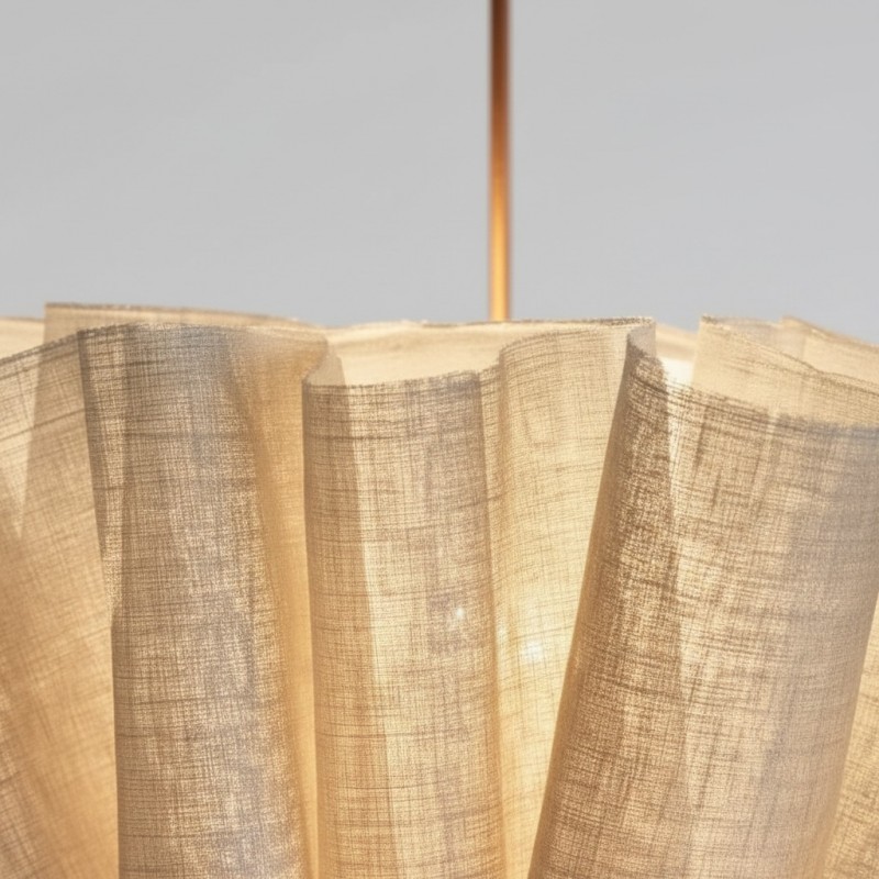 Jonas Modern Pleated Fabric Pendant Light
