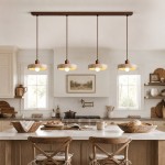 Harlow Wabi-Sabi Travertine & Wood Circular Pendant Light