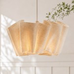 Jonas Modern Pleated Fabric Pendant Light