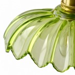 Jacinta Green Scalloped Pendant Light