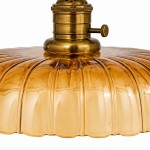 Oryndar Antique Cut Glass Bowl Pendant Light