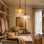 Oryndar Antique Cut Glass Bowl Pendant Light