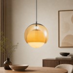 Ilaria Bauhaus Glass Globe Pendant Light