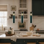 Kimaya Benedict Tube Glass Pendant Lamp