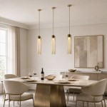 Kimaya Benedict Tube Glass Pendant Lamp