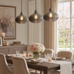 Lunaris Modern Globe Glass Pendant Light